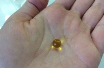 a capsule of Cannabis Oil