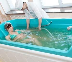 Hydromassage - a balneotherapy method used to treat arthrosis