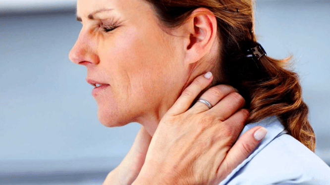 Symptoms of cervical column osteochondrosis